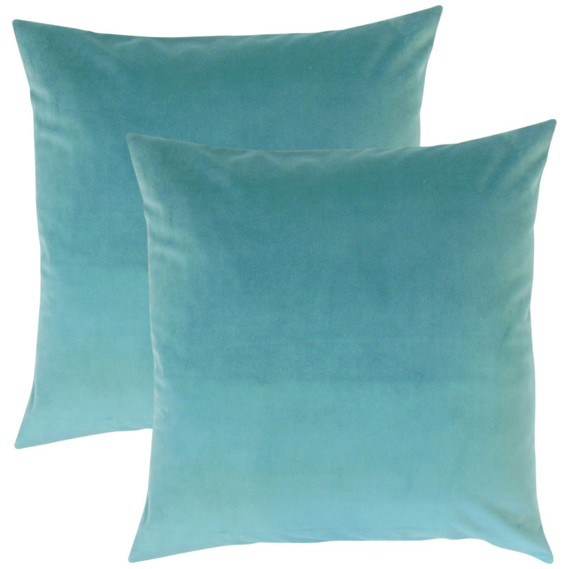 Square Pillow Cover & Insert, Turquoise