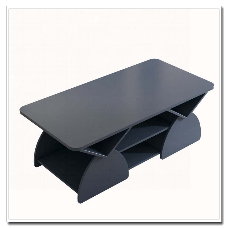 Table basse rectangulaire pour le salon, Bleu