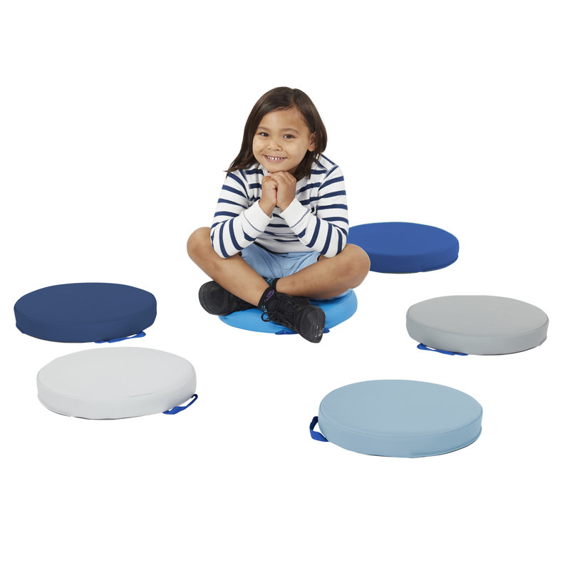Coussins de sol SoftScape, Bleu marine / bleu poudre