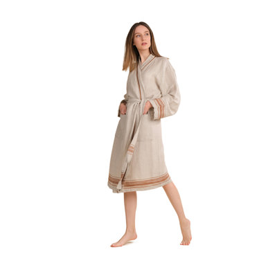 Peignoir 100% coton avec poches