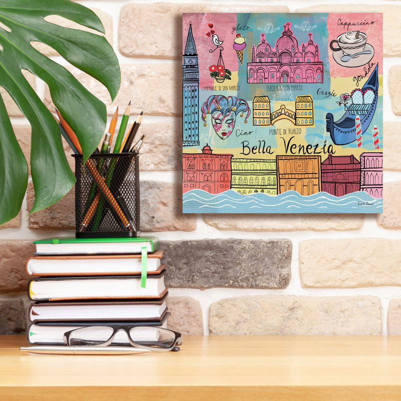  «Global Travel 4» par Farida Zaman, art mural sur toile, 12 po x 12 po, H 12 po x l 12 po