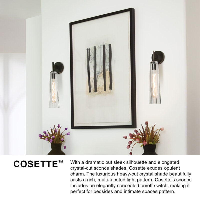 Cosette Steel Metal Armed Sconce
