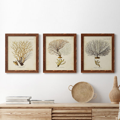 «Tincture I», ensemble de 3 peintures sur toile encadrées