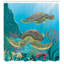 Ensemble de rideau de douche Sea Sea avec crochets-44239045