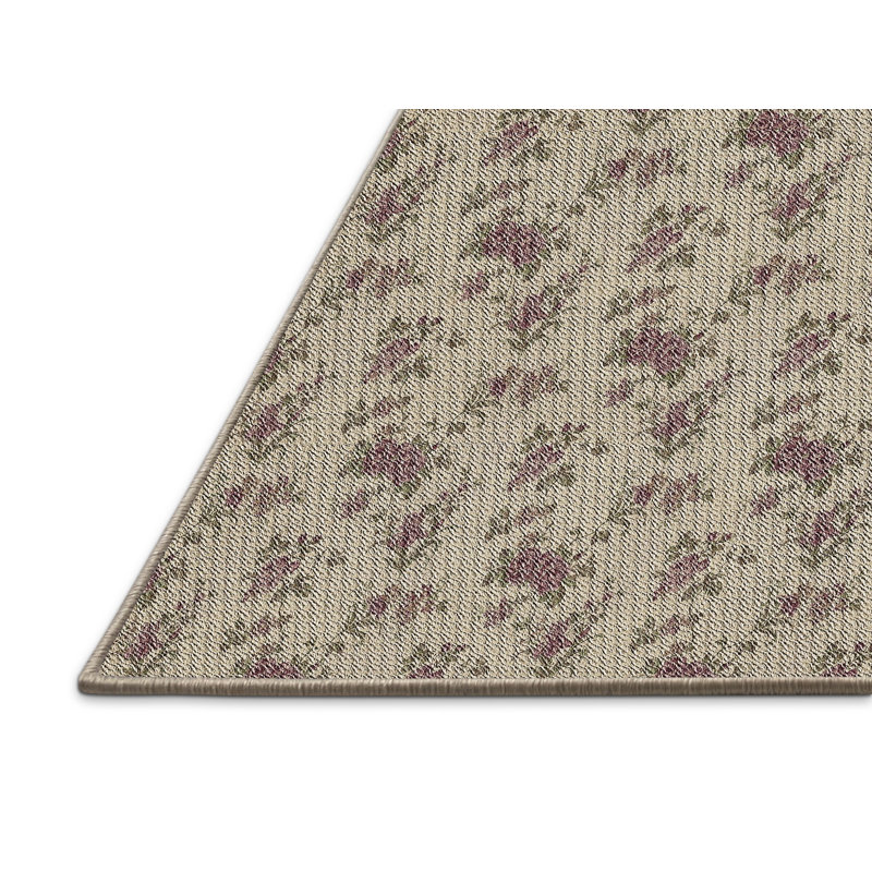 Tapis beige/brun à motifs Maxie, Rectangle 5 pi x 7 pi