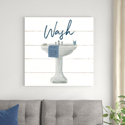 «Cottage Bath I» par Wild Apple Portfolio - Peinture