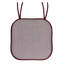 Coussin de chaise en mousse à mémoire de forme sans dossier avec attaches 16 po x 16 po Cameron-1538763872-1538763873