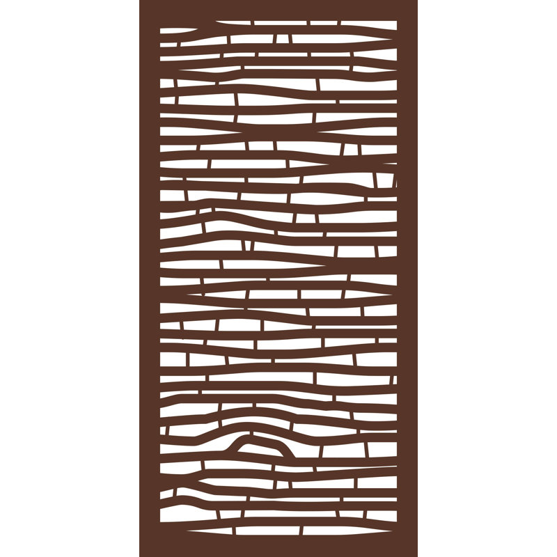 Modinex Espresso Decorative Composite Screen Panel, 2' x 4'