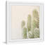 White Fuzzy Cactus 1 Piece Single Picture Frame Wall Art-1545861510
