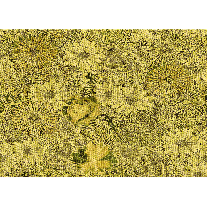 Floral Indoor Rug, Rectangle 4' x 6'