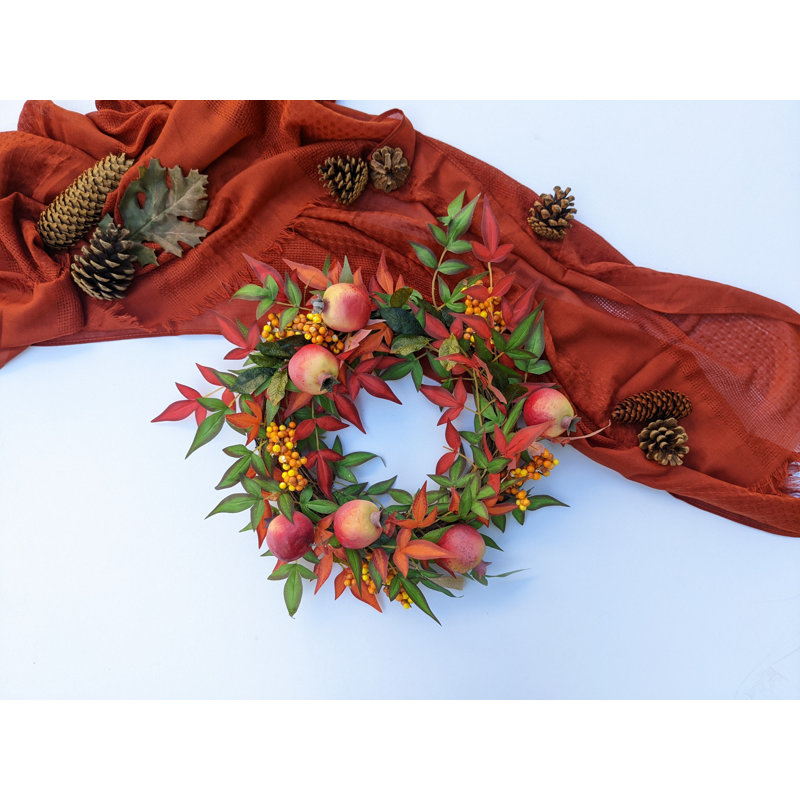 Handcrafted Faux Mixed Assortment 16'' Wreath