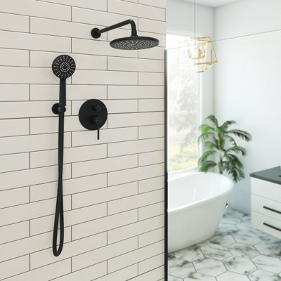 Ensemble de robinet de douche avec douche à main Aquata Rain Fall (valve incluse)