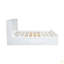 Lit plateforme très grand en bois avec tête de lit multi-rangement, USB et tiroirs-936385954