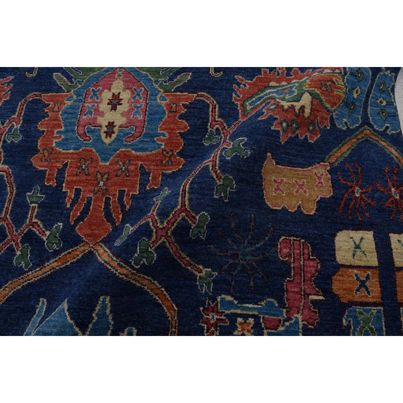 Transitional One-of-a-Kind Rectangle 5'10" X 9'4" Wool Area Rug