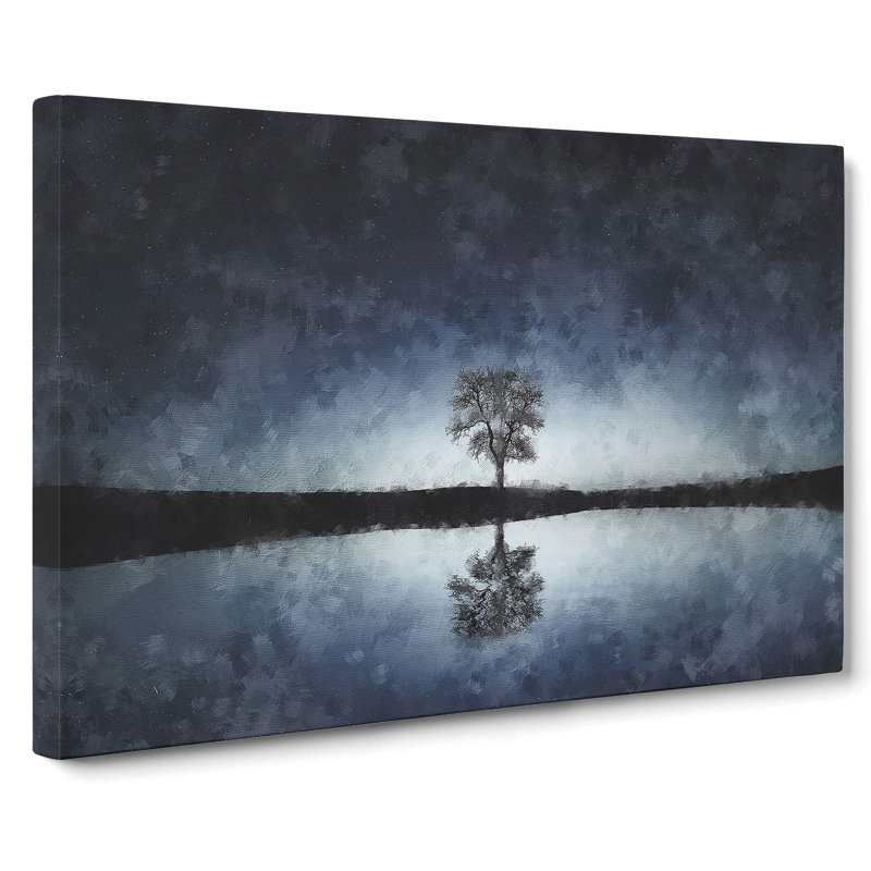 Tree At Dusk Vol.2 - Wrapped Canvas, 50cm H x 76cm W x 3cm D