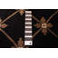 Tapis noir Aubusson 5 pi 11 po x 8 pi 11 po