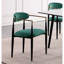 Chaises rembourrées en tissu 2 pièces pour salle à manger, design contemporain, chaises de salle à manger, structure moderne, sièges confortables-970405228