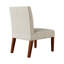 Ensemble de 2 chaises d'appoint en tissu avec table ronde en bois, fauteuil de coiffeuse décoratif pour bureau de chambre à coucher, chaise d'appoint en coin