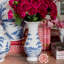 Country Estate Handmade 9" Ceramic Table Vase