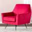 Fauteuil en velours l 32 po Schumacher-145723707