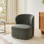 Coarse Linen Swivel Chair