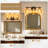 3-Light Hammered Glass Vanity Light-1889406391