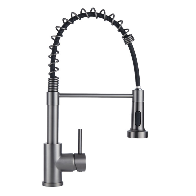 Belfry Kitchen Ailsa Kitchen Faucet, Gray