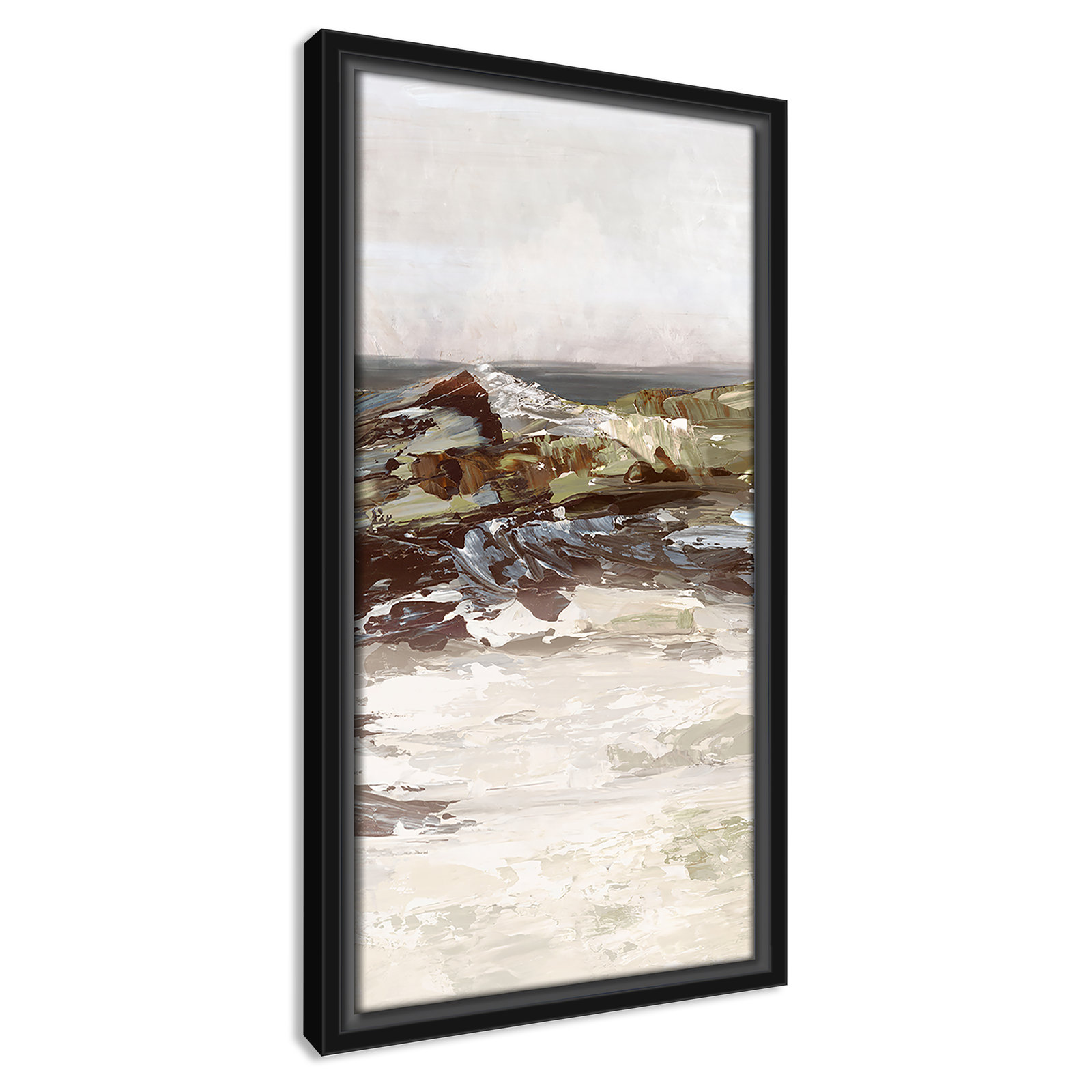 Stoney Peak Print by , 17.5" H x 9.5" W, Black