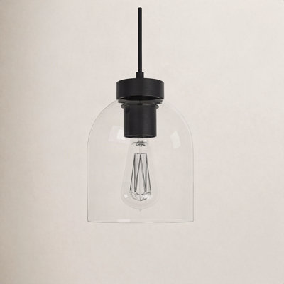 Gemma Single Light Glass Pendant