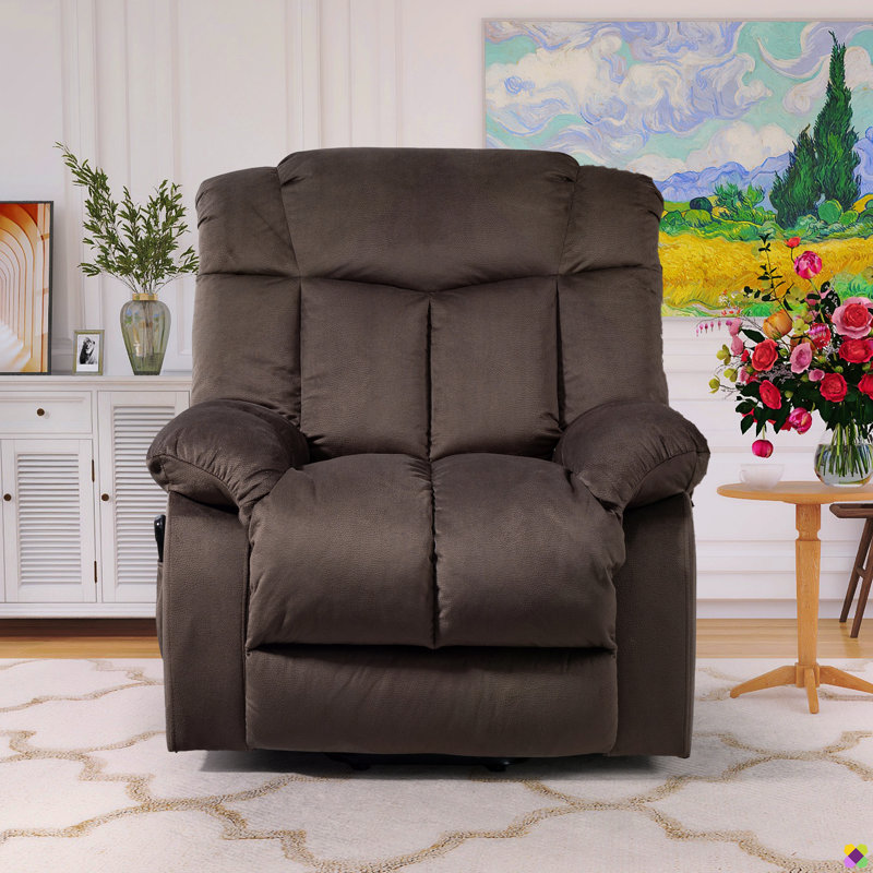 Ryun 38.5"W Lift Chair Power Recliner, Coffee