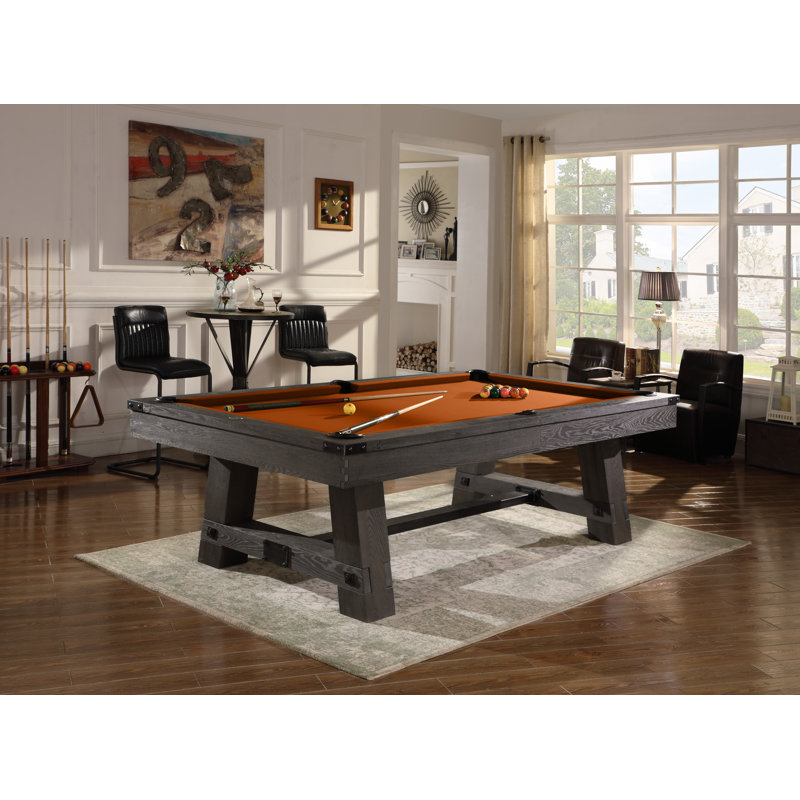 Table de billard en ardoise Playcraft Yukon avec installation professionnelle incluse, H 33 po x l 51 po x L 89 po, Bleu