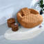 Canapé Cloud Comfort, tissu brun, 1 place, salon compact et moderne pour la maison-106064012