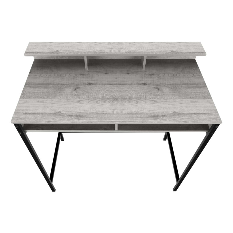 Bureau d'ordinateur, Gris