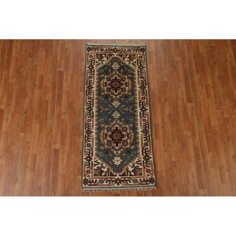 Tapis en laine Heriz Serapi noué à la main 3 x 6