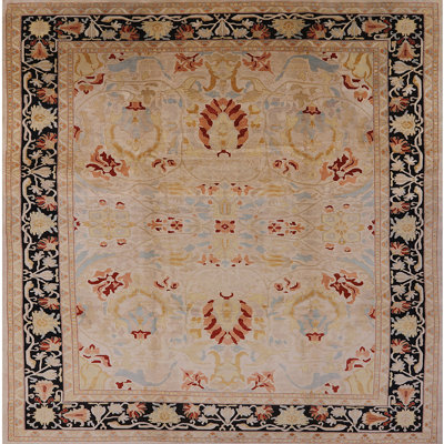 Tapis oriental beige / noir Saxi