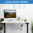 Mount-It Dual Motor Electric Standing Desk with 48 in. Tabletop, White-95768374