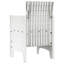 Chaise de jardin vidaXL 2 pièces en polypropylène blanc 20,87 x 19,29 x 33,46 po-30906539-30906540