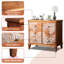 Commode en bois massif