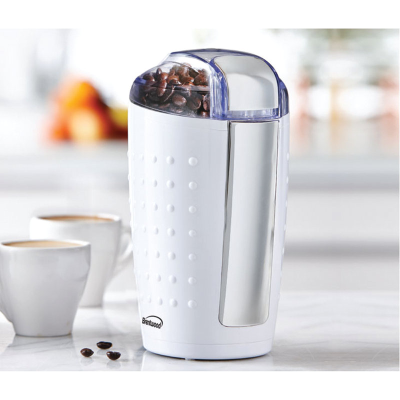 Moulin à café lame électrique brentwood appliances, Blanc
