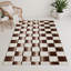 Tapis d'intérieur et d'extérieur à carreaux beige-1200229705