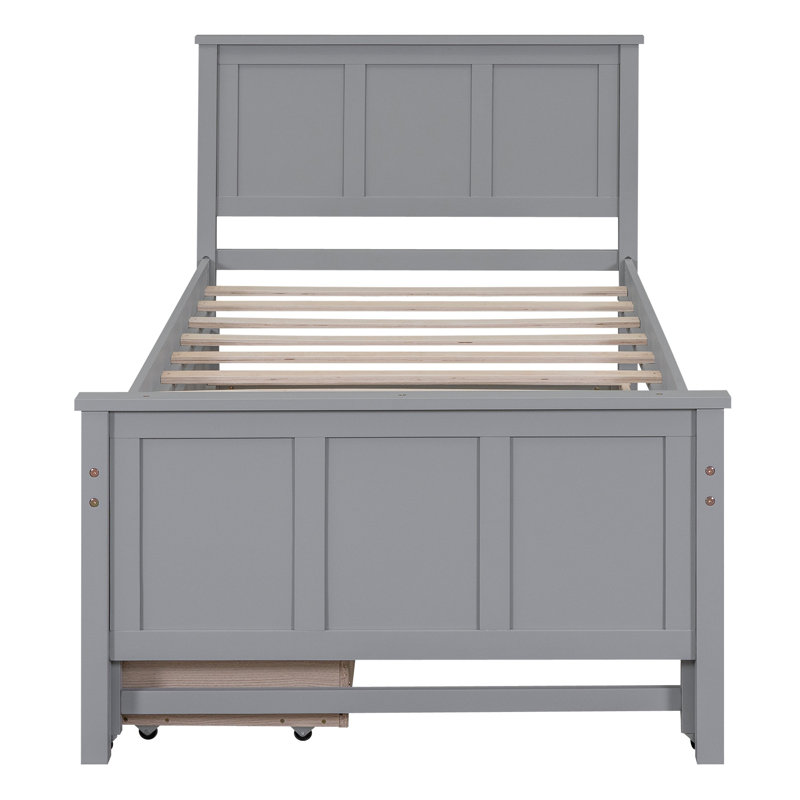 Markaila Daybed with Trundle Bed, Gray
