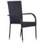 Minooka 6 - Person Wicker Patio Dining Set with Rectangular Table-986612577-986612578