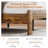 Farmhouse Bed Frame Queen Size，Wooden Platform Bed Frame with Headboard ,No Box Spring Needed,Easy Assembly-100132181-122101446