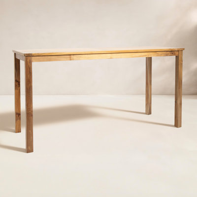 Venora 68 " Teak Patio Bar Table