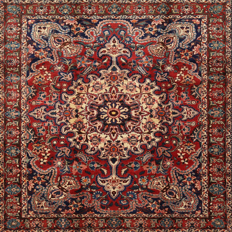 Cassadie Oriental Indoor Rug, Square 6'