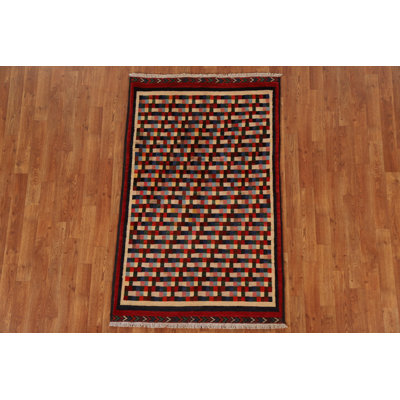 Checkered Gabbeh  Area Rug 3x5
