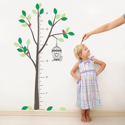 Non-Wall Damaging Growth Chart Decals
