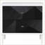 Blanc et blanc Table de chevet décorative noire avec 2 tiroirs - Rangement pour chambre à coucher