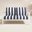 Causeuse d'extérieur en métal avec coussin Sunbrella Townsend Chatwin-1436064223-1531859881
