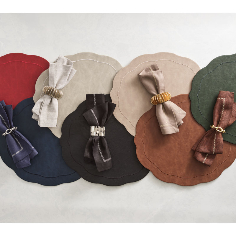 Tailored Placemat, Black